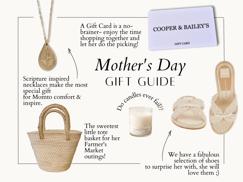 MOTHER'S DAY GIFT GUIDE