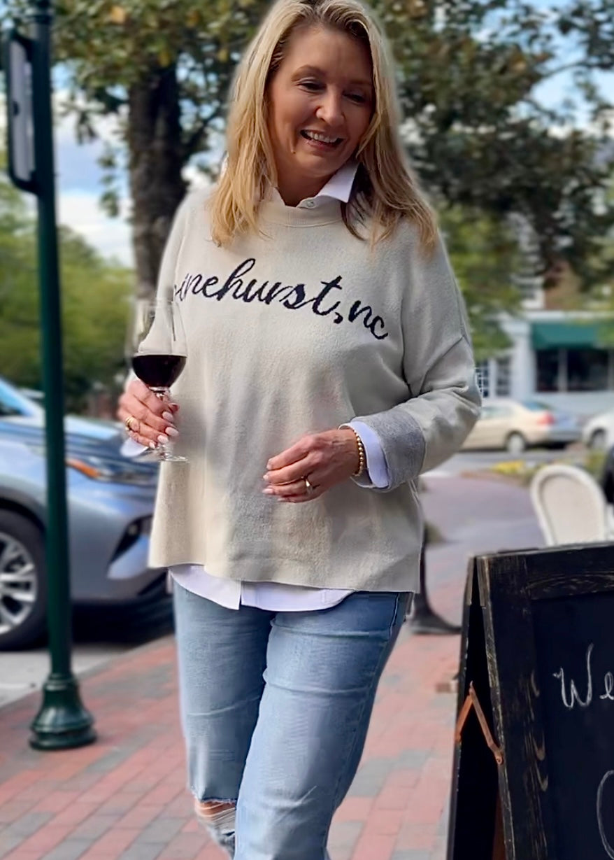 PINEHURST, NC KNIT SWEATER