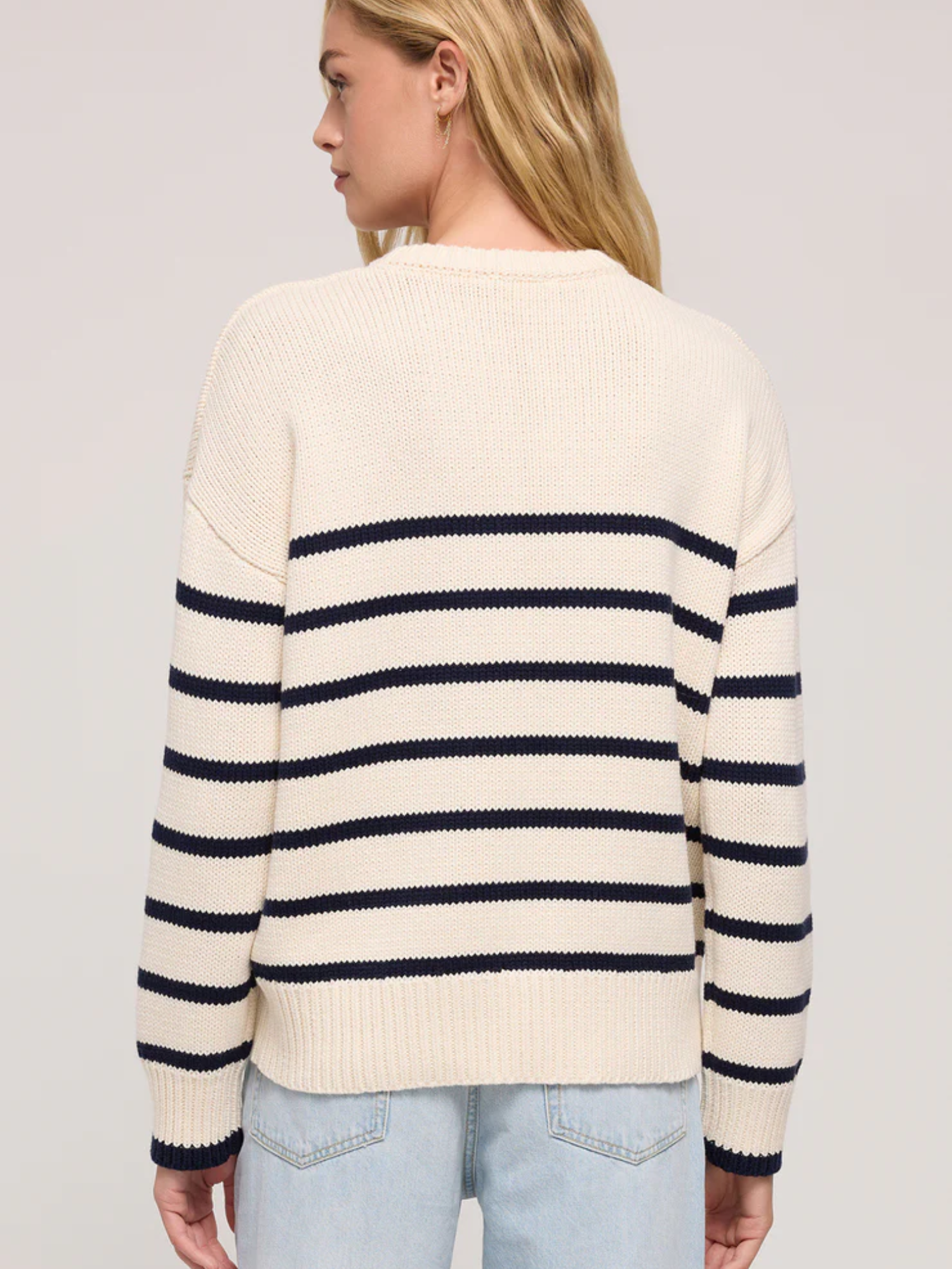 Z SUPPLY BOYFRIEND STRIPED SWEATER