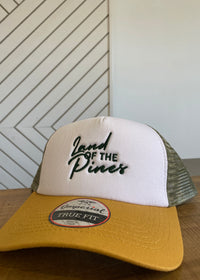 LAND OF THE PINES NORTH TRUCKER HAT
