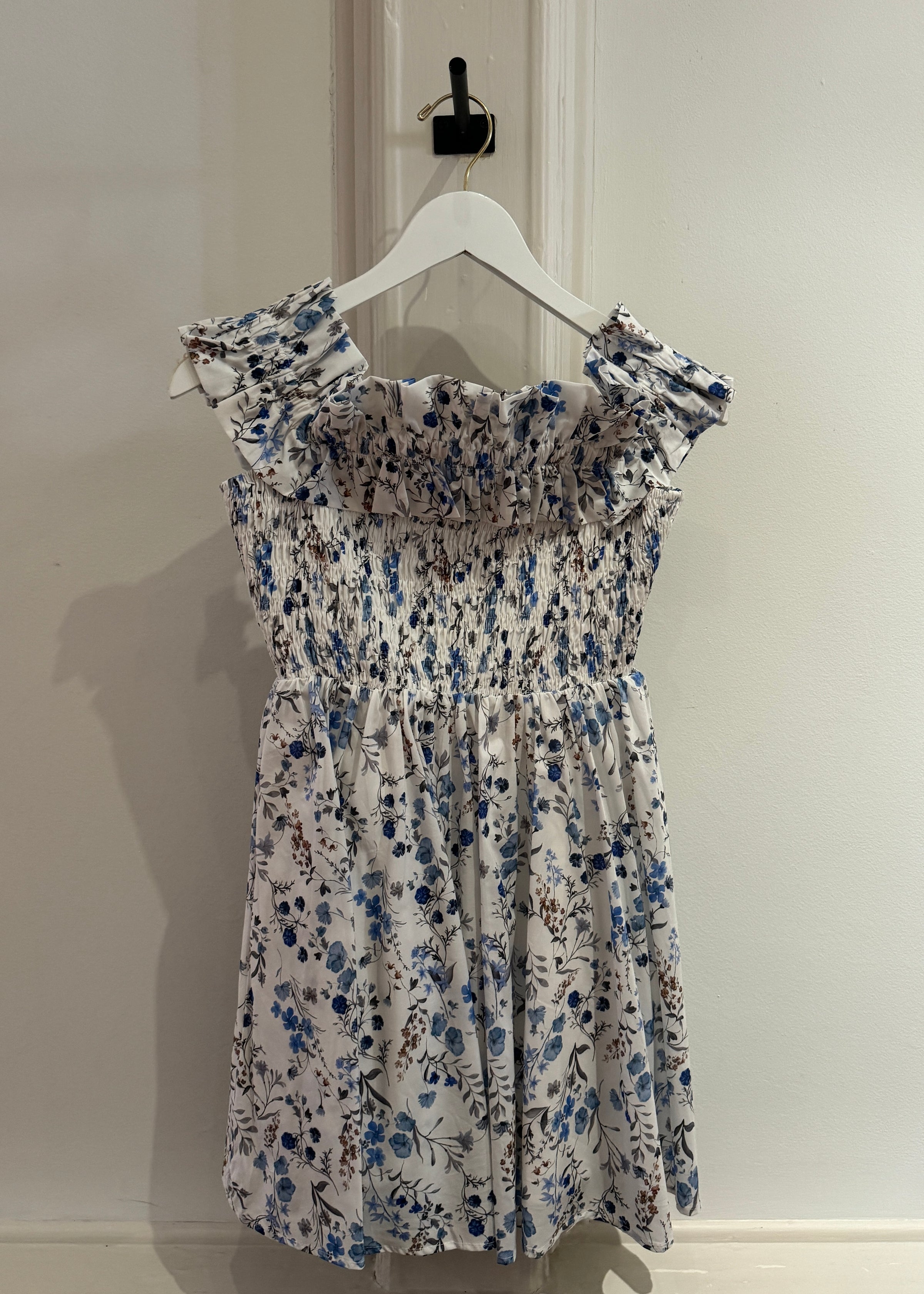 POPLIN OFF SHOULDER DRESS