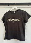 EMBROIDERED HIGH WAISTED TEE