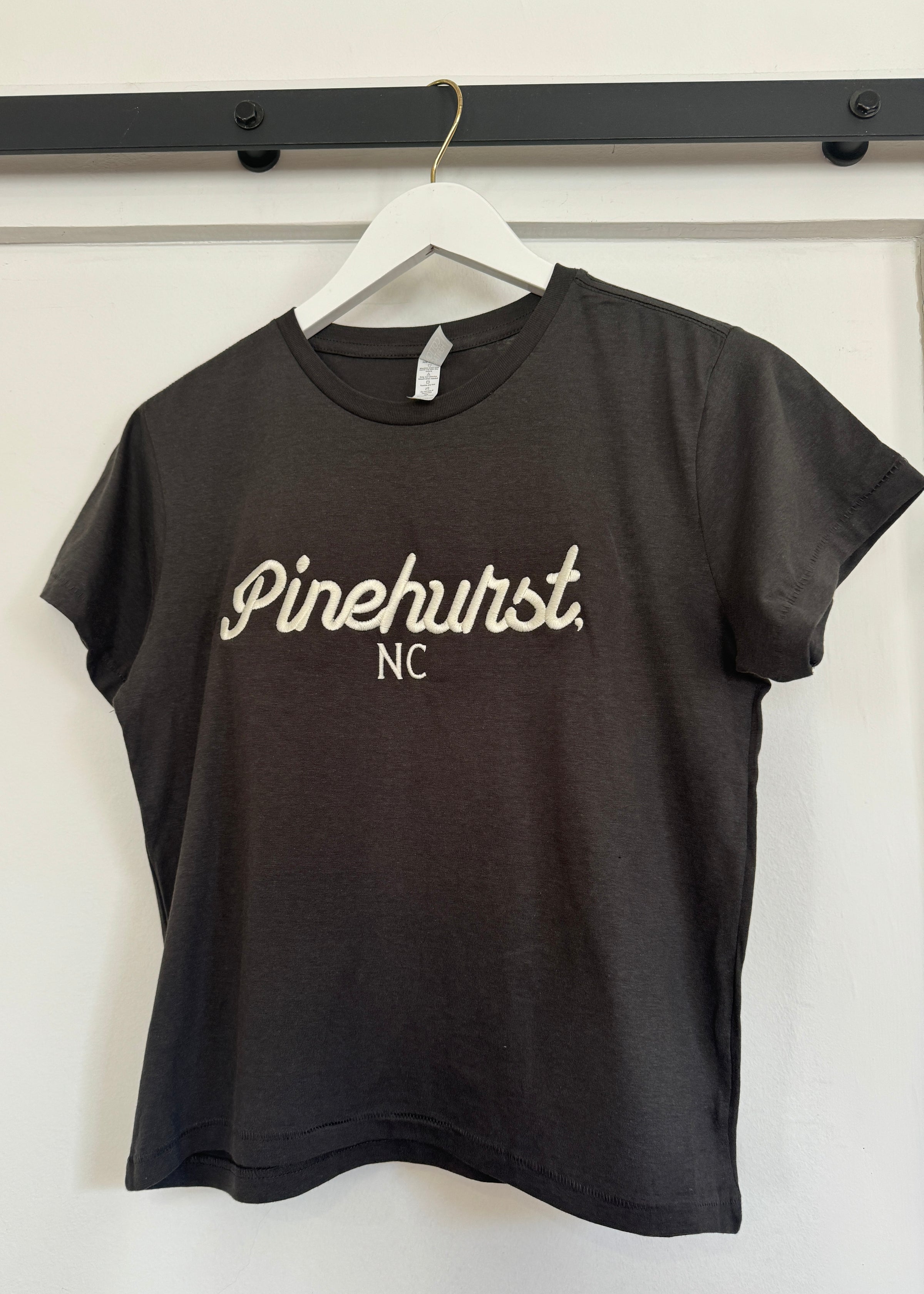 EMBROIDERED HIGH WAISTED TEE