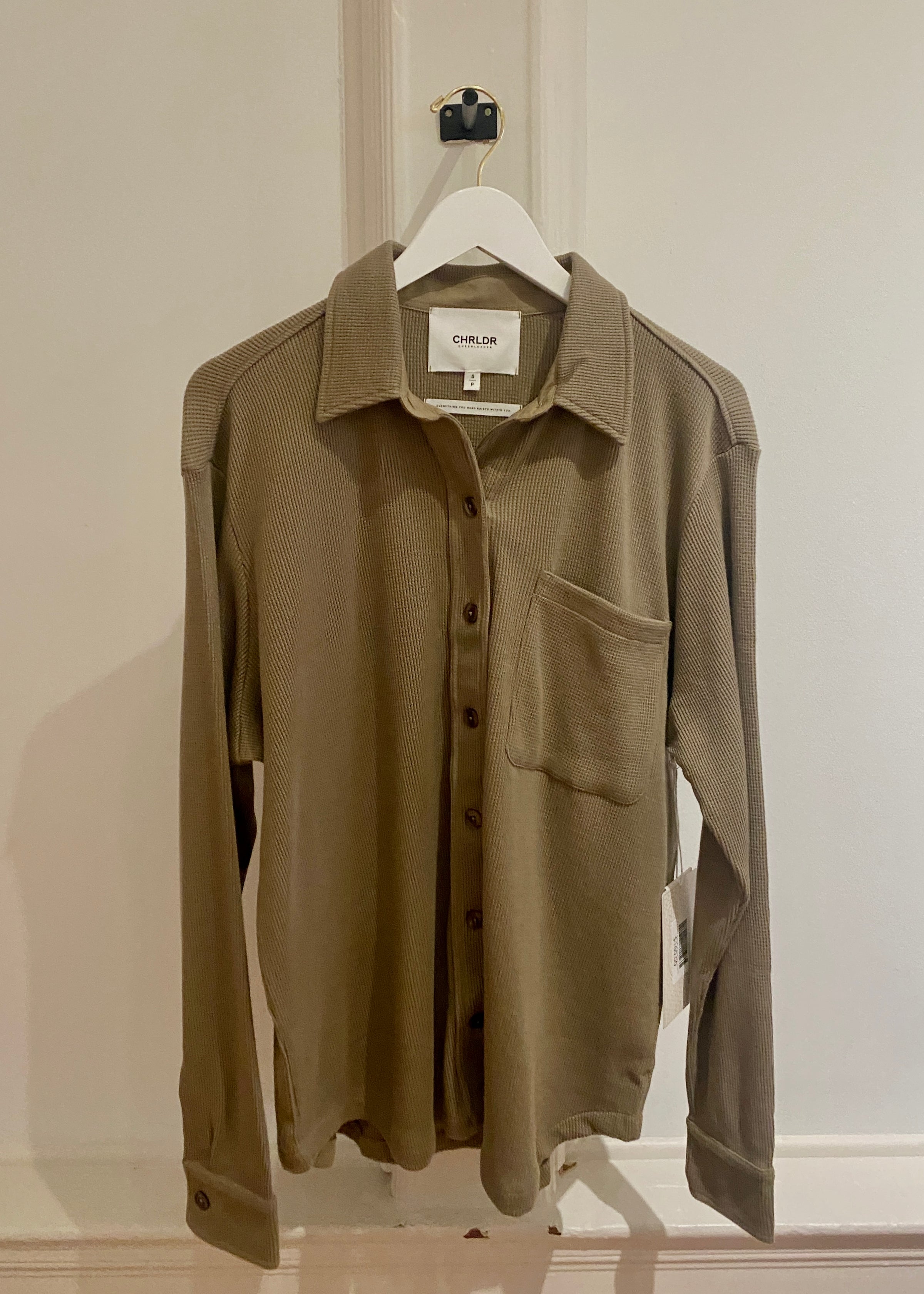 LAUREN BUTTON UP