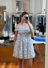 POPLIN OFF SHOULDER DRESS