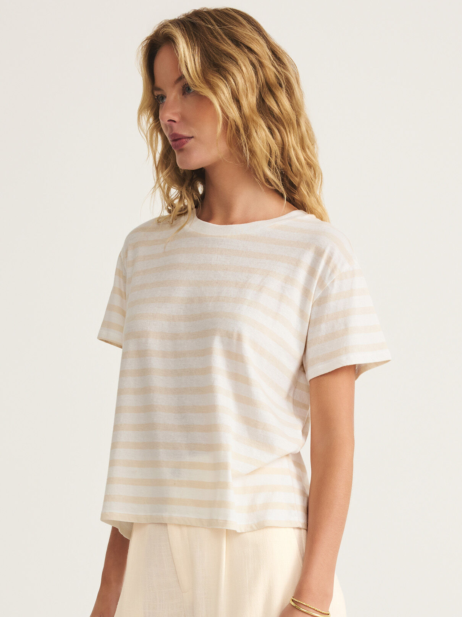 STRIPED GO TO TEE