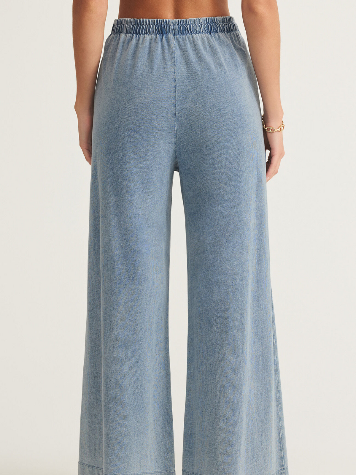 JERSEY DENIM PANT