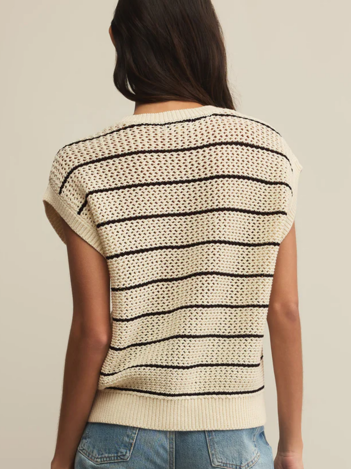 INEZ STRIPED SWEATER