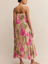 BENSON ULA TROPICAL MIDI DRESS Z SUPPLY