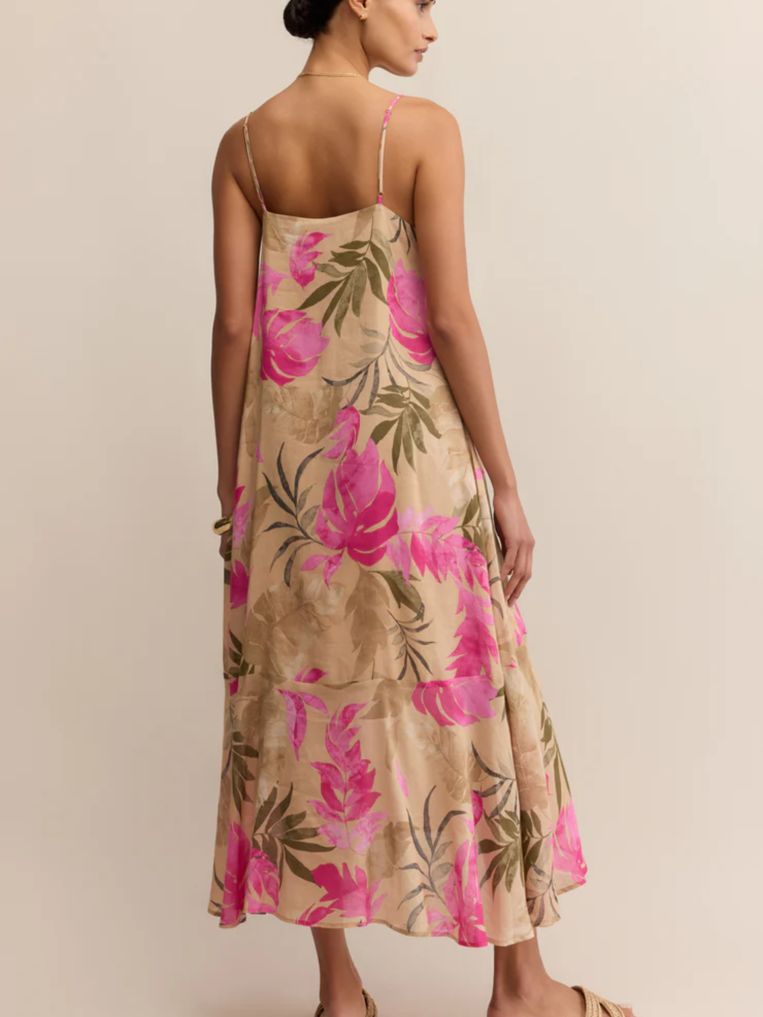 BENSON ULA TROPICAL MIDI DRESS Z SUPPLY