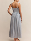 NADINE STRIPE MIDI DRESS Z SUPPLY