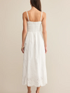 Z SUPPLY DANI EMBROIDERED DRESS IN WHITE