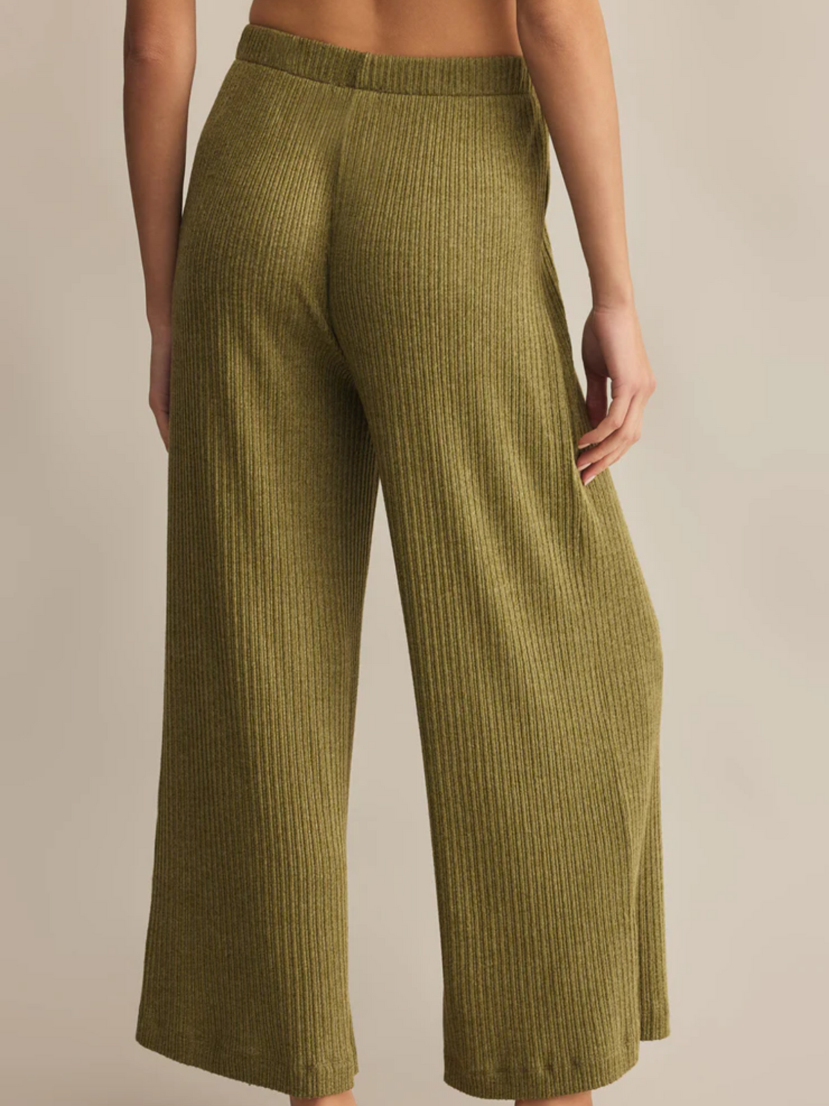 Z SUPPLY COASTLINE RIB PANT IN FERN