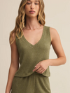 SLOANE V-NECK RIB TANK