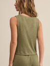 SLOANE V-NECK RIB TANK