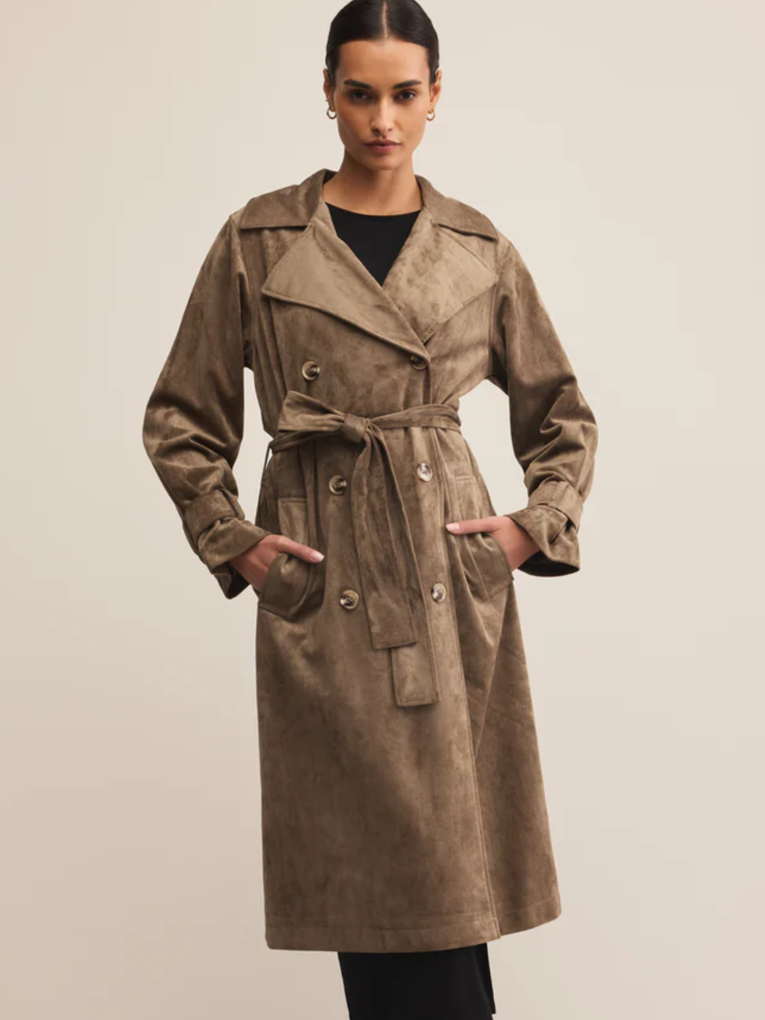 Z SUPPLY DORIAN SUEDE TRENCH