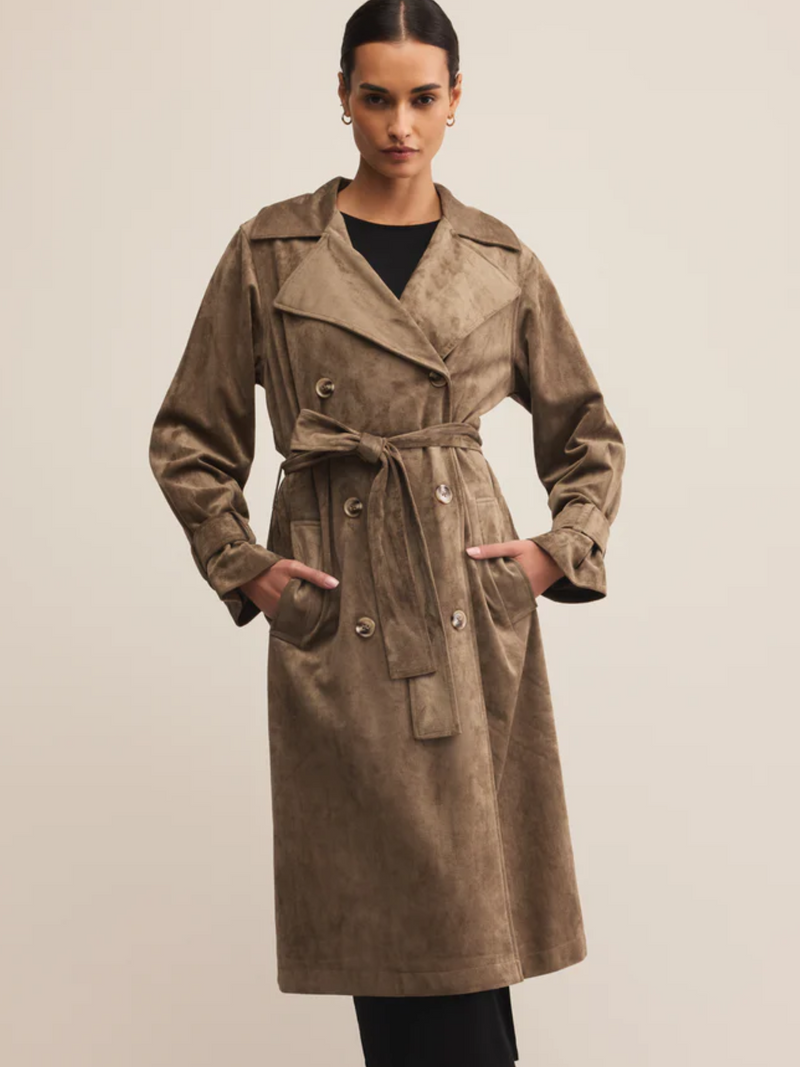 Z SUPPLY DORIAN SUEDE TRENCH