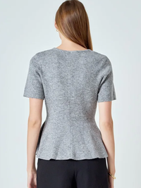 PEPLUM KNIT