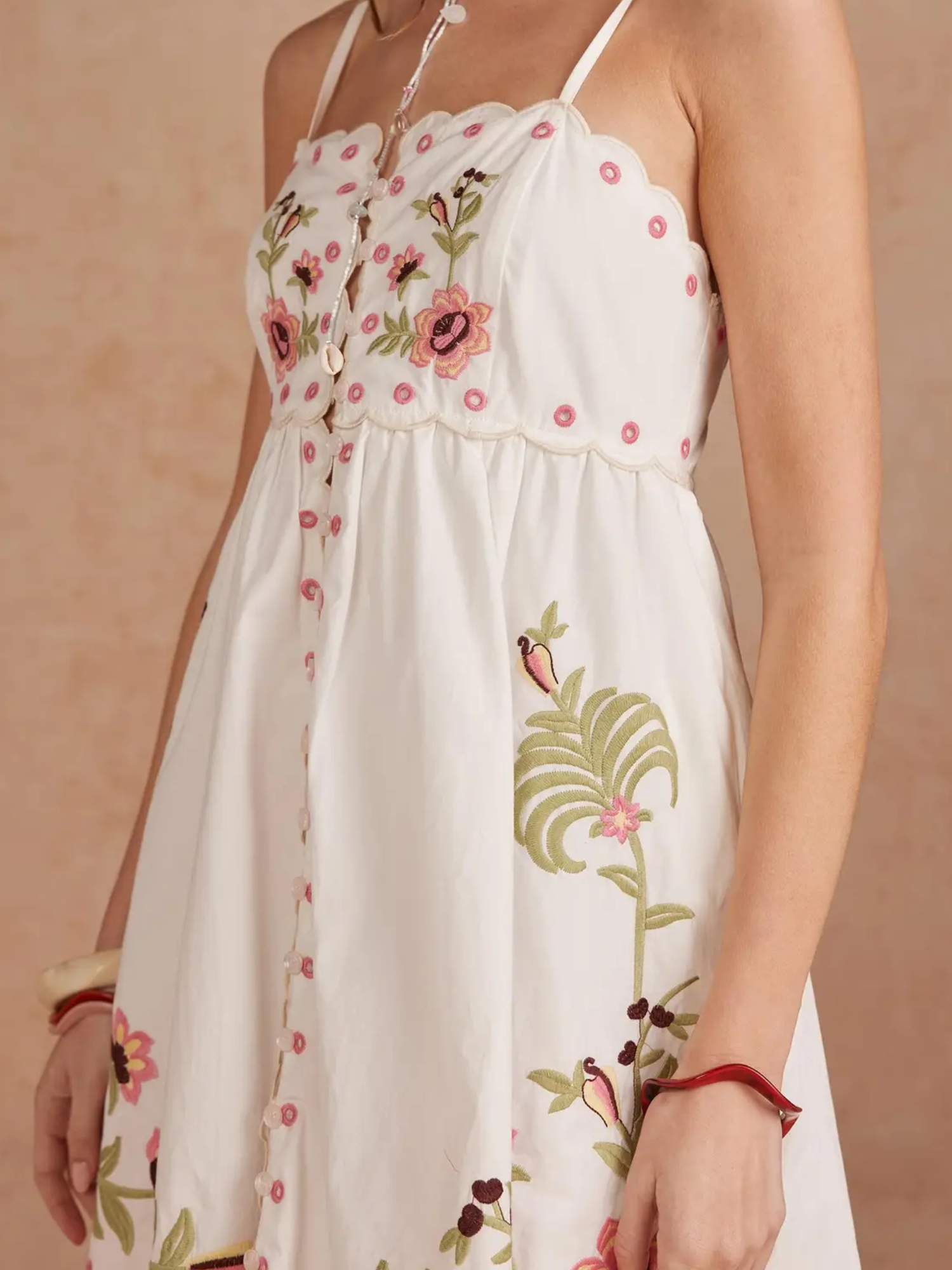 EMBROIDERED MINI