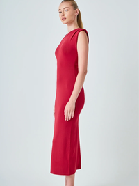 KNIT SHOULDER DRESS