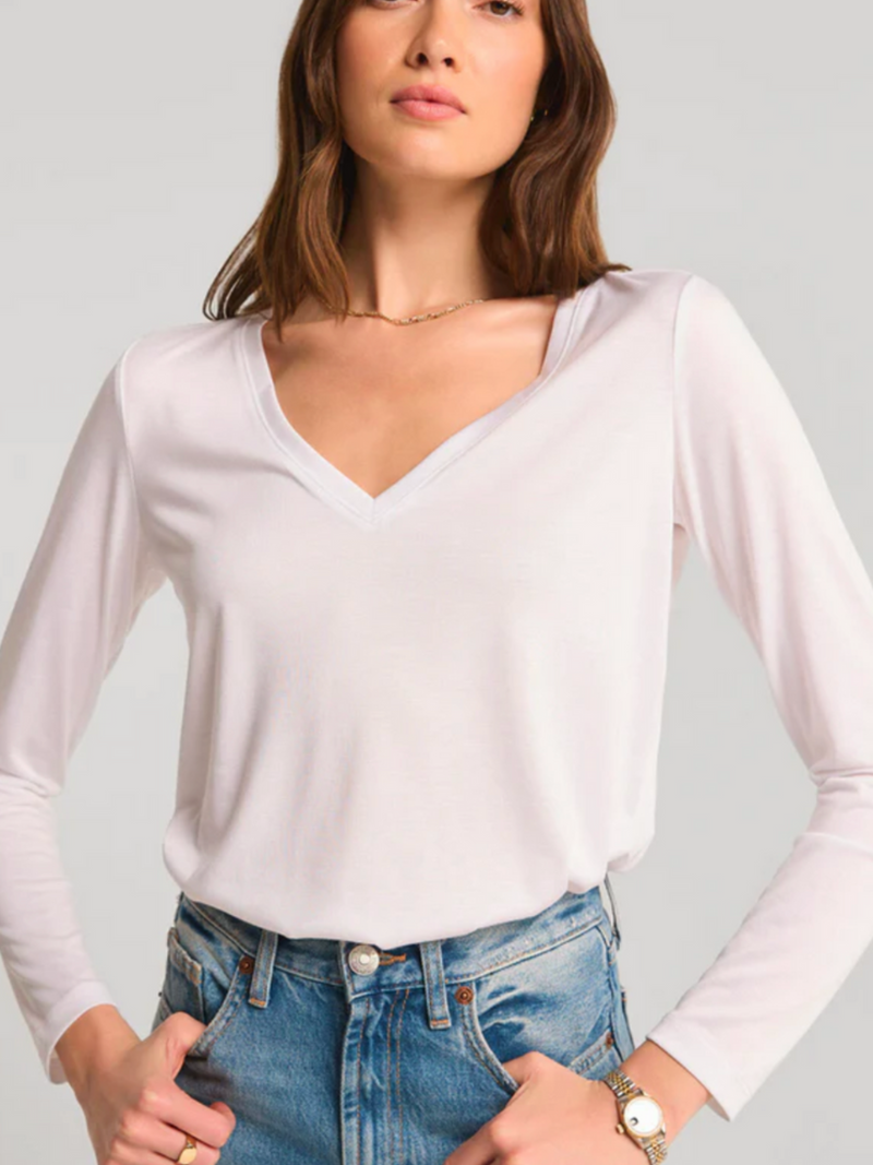 SAMMIE V NECK LONG SLEEVE