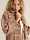 PLAID TUCKER JACKET