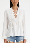 HELGA LACE UP TOP
