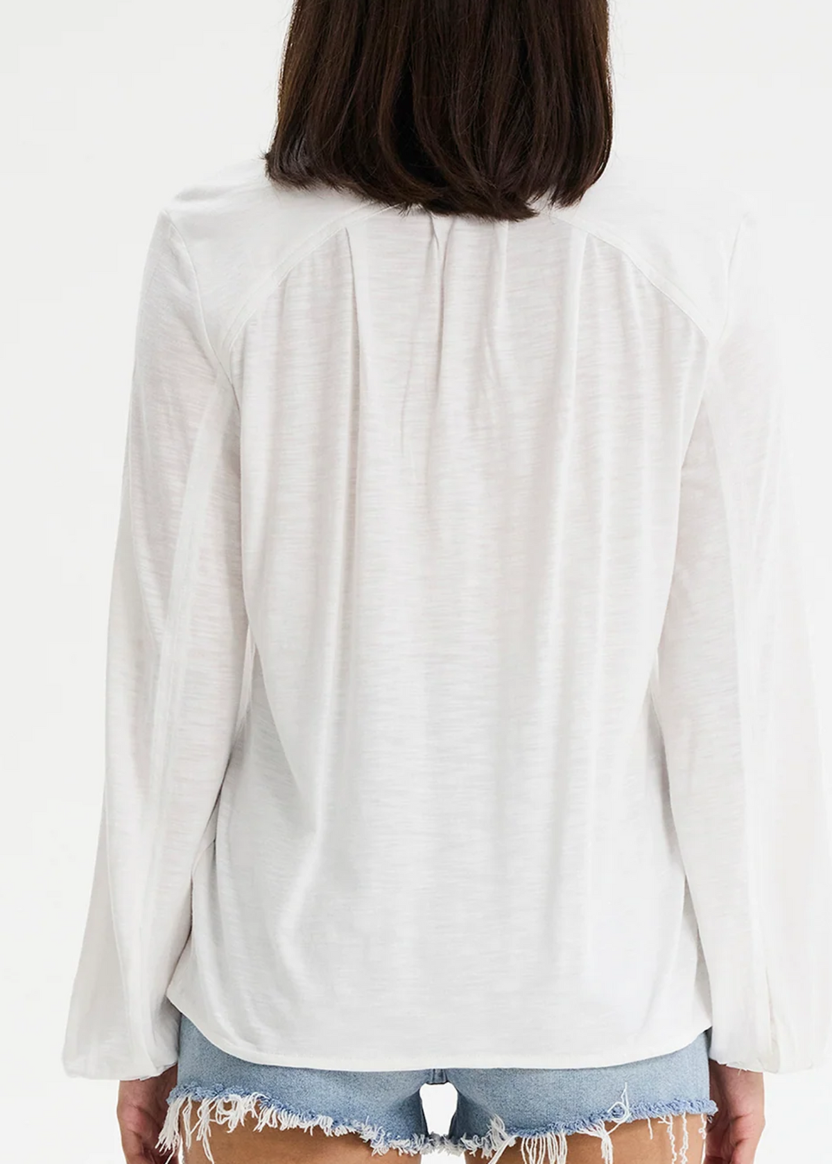 HELGA LACE UP TOP