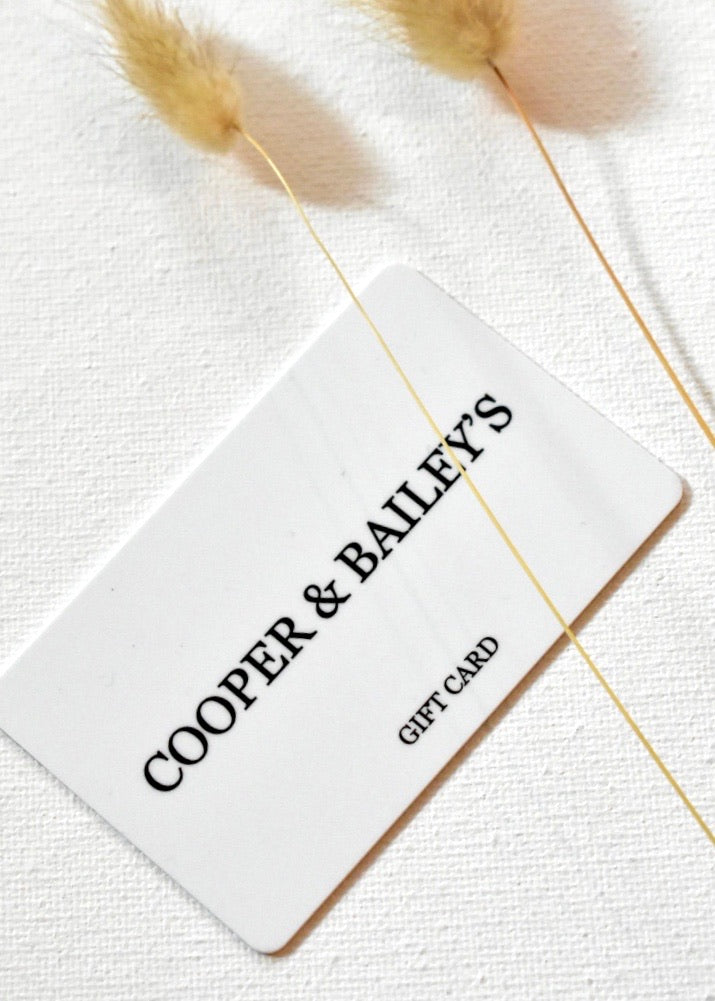GIFT CARD - Cooper & Bailey's